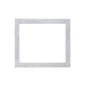 Miroir Artisan, 29,5" x 25", sapin recyclé, blanc naturel