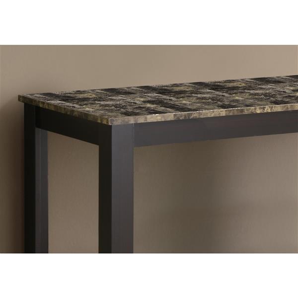 Monarch 44-in x 28.75-in Brown Composite Accent Table