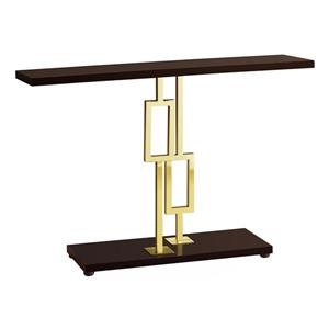 Table d'appoint Monarch, 47,25" x 31,75", cappuccino