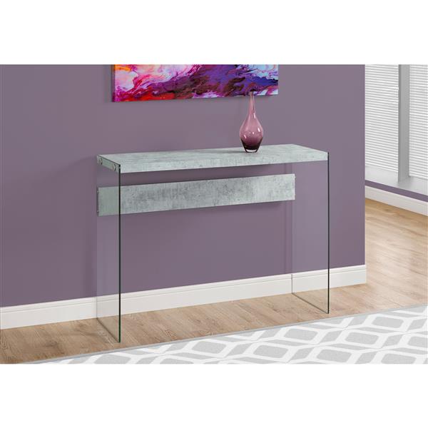 Monarch 44-in x 32-in Gray Accent Table