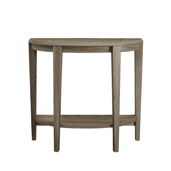 Monarch 32.5-in Composite Brown Accent Table