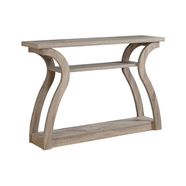 Table d'appoint Monarch, 32 po, taupe