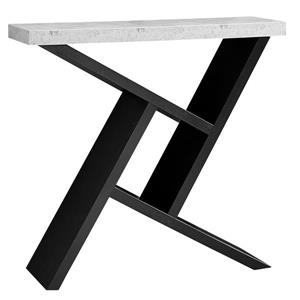 Monarch 35.5-in x 34-in Black Composite Accent Table