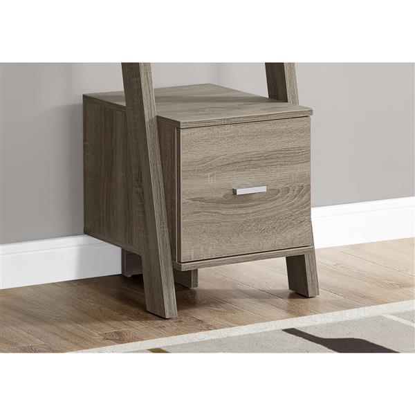 Monarch Specialties Monarch Corner Etagere With Drawer 69 In