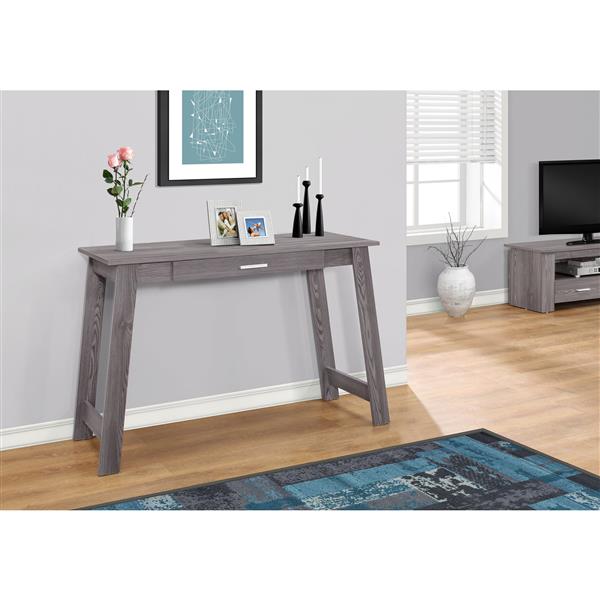 Monarch 42.00-in x 29.25-in Grey wood-look Computer Desk