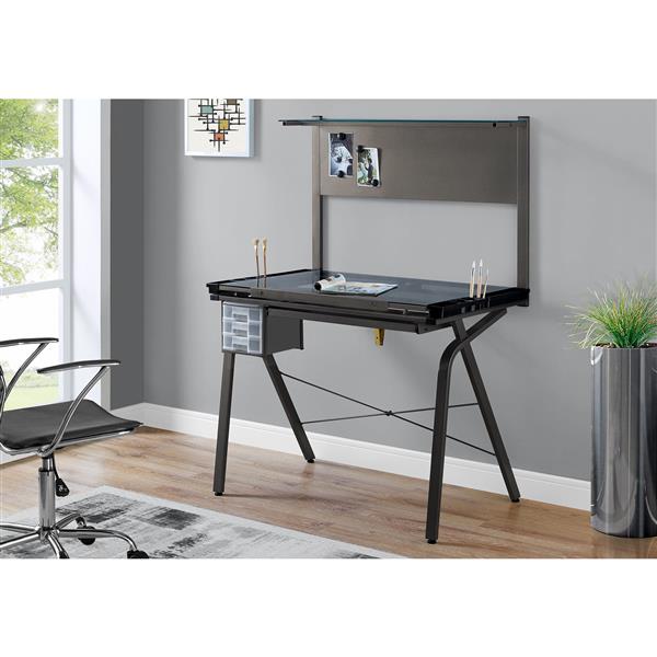 Monarch deals glass desk