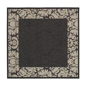 Safavieh CY2727-3908 Courtyard Indoor/Outdoor Area Rug, Blac