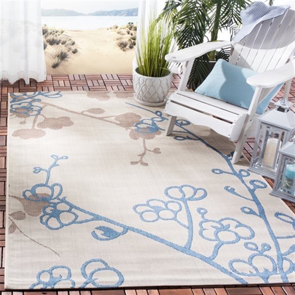 Safavieh CY4038B Courtyard Indoor/Outdoor Area Rug, Natural/