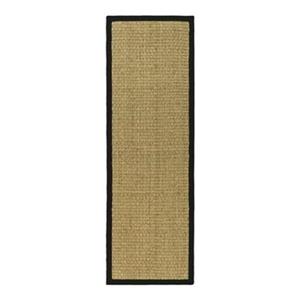 Safavieh Natural Fiber 2-ft-6-in X 14-ft Runner Rug (Natural/Black)