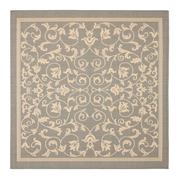 Safavieh CY2098-3606 Courtyard Area Rug, Grey / Natural,CY20