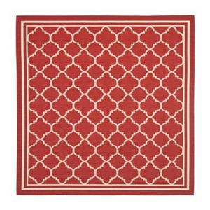 Safavieh CY6918-248 Courtyard Indoor/Outdoor Area Rug, Red/B