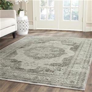 Safavieh Vintage Grey and Multi-Colored Area Rug - 2-ft x 10-ft