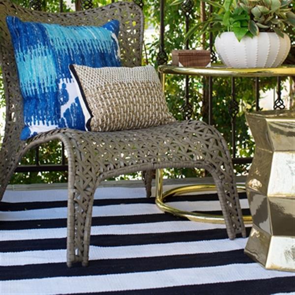 Safavieh Modern Hexagon 18-in Gold Ceramic Garden Stool