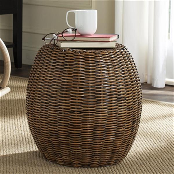Safavieh Remi 18.1-in Brown/Multi End Table