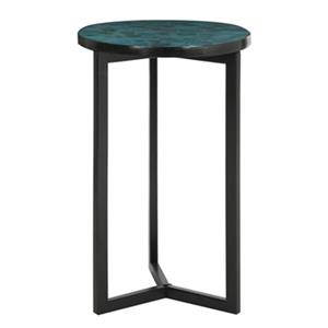 Safavieh Zaira 26-in Turquoise/Black End Table