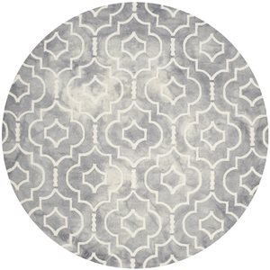 Safavieh Dip Dye Hand-Tufted Wool Grey and Ivory Area Rug,DD