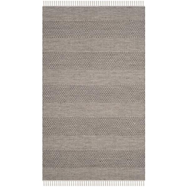 Safavieh Montauk Flat Weave Ivory and Anthracite Area Rug,MT MTK330N-5 ...