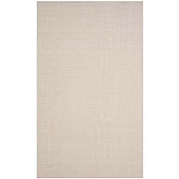 Safavieh MTK345A Montauk Flat Weave Ivory and Grey Area Rug,