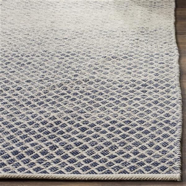 Safavieh Montauk Flat Weave Navy and Ivory Area Rug,MTK601C-