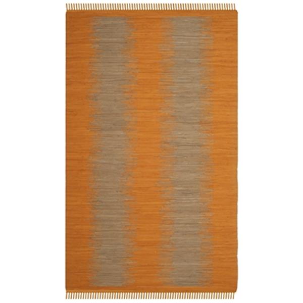 Safavieh Montauk Flat Weave Orange Area Rug,MTK718R-5