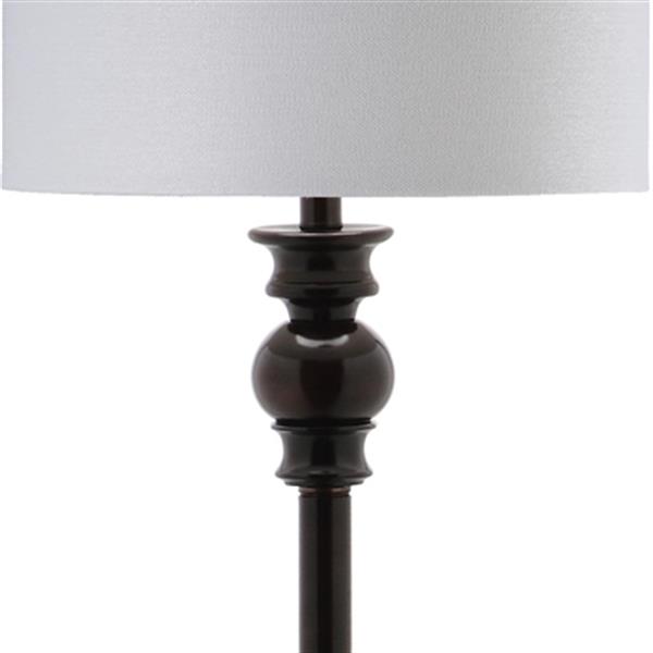 Safavieh 61-in Ebony Alphie Floor Lamp