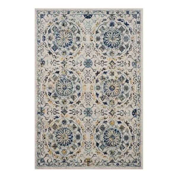 Safavieh Evoke Ivory and Blue Indoor Area Rug,EVK252C-5