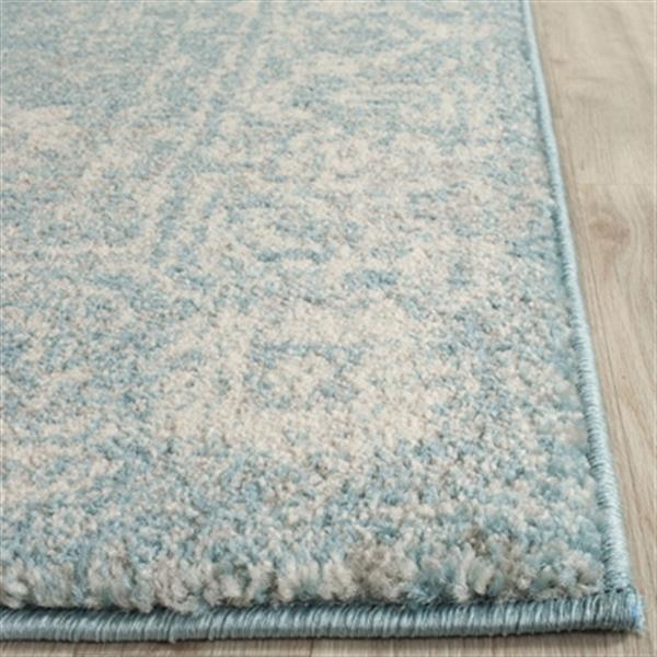 Safavieh Evoke Light Blue and Ivory Indoor Area Rug,EVK270D-