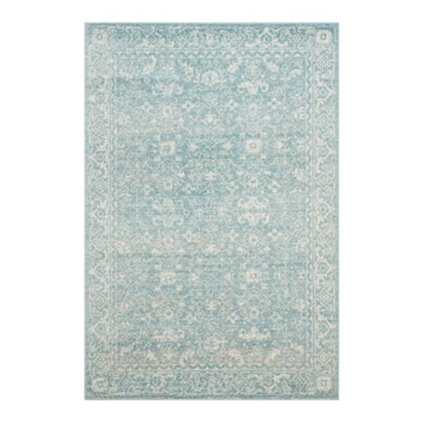 Safavieh Evoke Light Blue and Ivory Indoor Area Rug,EVK270D-