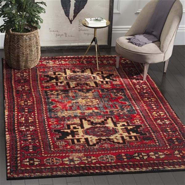 Safavieh Vintage Hamadan Red and Multicolor Indoor Area Rug,