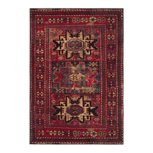 Safavieh Vintage Hamadan Red and Multicolor Indoor Area Rug,