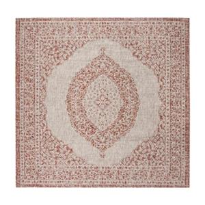 Safavieh Light Beige and Terracotta Courtyard Indoor/Outdoor