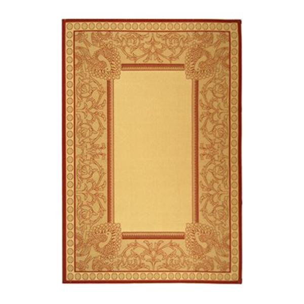 Safavieh CY2965-3701 Courtyard Indoor/Outdoor Area Rug, Natu