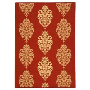 Safavieh CY2720-3707 Courtyard Indoor/Outdoor Area Rug, Red,