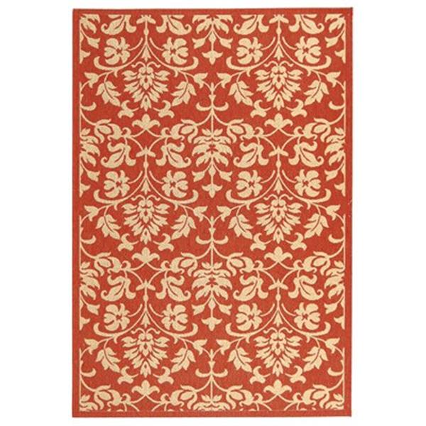 Safavieh Cy3416 3707 Courtyard Indoor Outdoor Area Rug Red Cy3416 3707 6 Rona