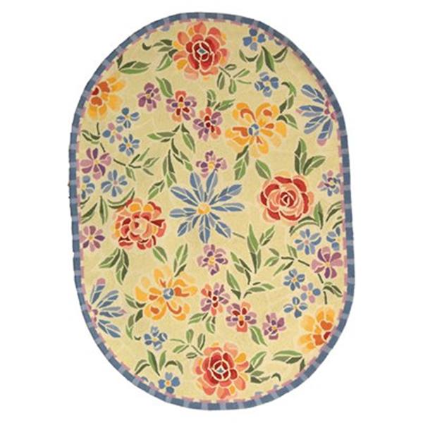 Safavieh HK214A Chelsea Area Rug, Ivory,HK214A-5OV