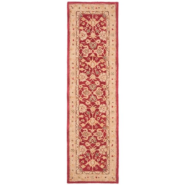Safavieh AN522A Anatolia Area Rug - Red - 2-ft x 10-ft