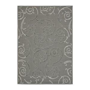 Safavieh Courtyard 7 ft x 10 ft Anthracite and Light Grey Indoor/Outdoor Area Rug