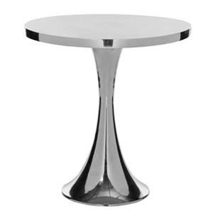 Safavieh Galium 19.3-in Silver Round Side Table
