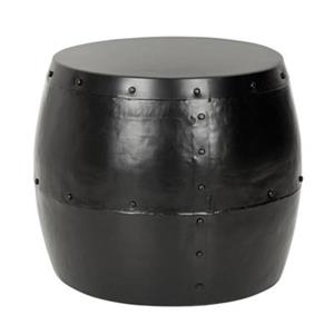 Safavieh Hogan 15.8-in Black Drum Stool TableSafavieh Hogan 15.8-in Black Drum Stool Table