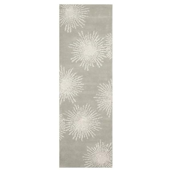 Safavieh Soho 2-ft-6-in X 12-ft Runner Rug (Gray/Ivory)