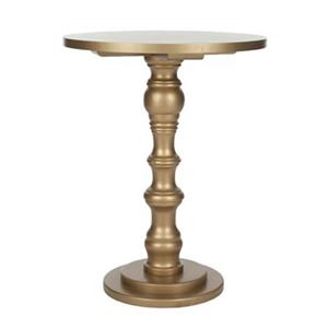 Safavieh Greta 28.75-in Gold Pine Accent Table