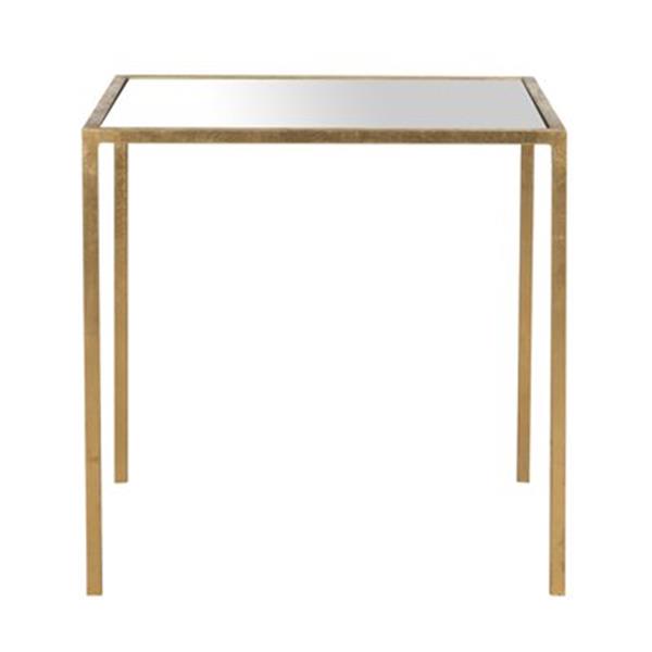 Safavieh Kiley 18 1 In Gold Mirror Accent Table Fox2525a Rona Safavieh Kiley 18 1 In Gold Mirror