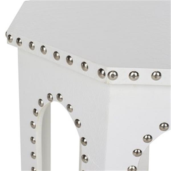 Safavieh Nara 22-in White Table Stool