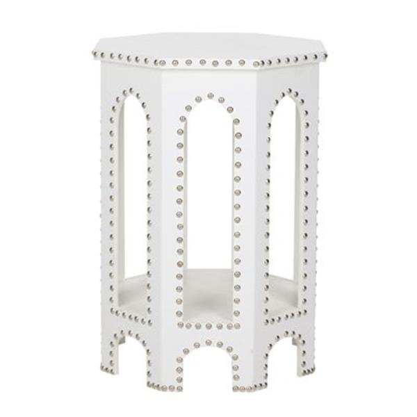 Safavieh Nara 22-in White Table Stool