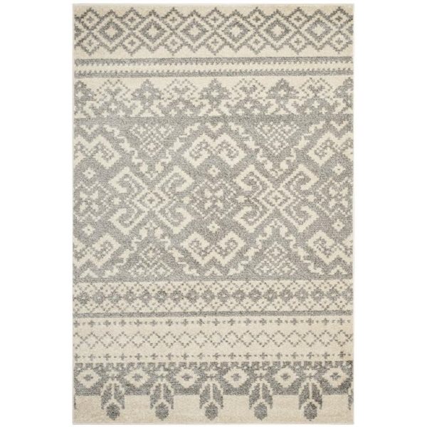 Safavieh Adirondack Ivory and Silver Area Rug,ADR107B-6