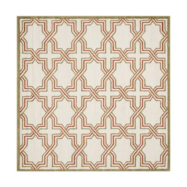 Safavieh Amherst 7 ft x 7 ft Ivory and Light Green Area Rug