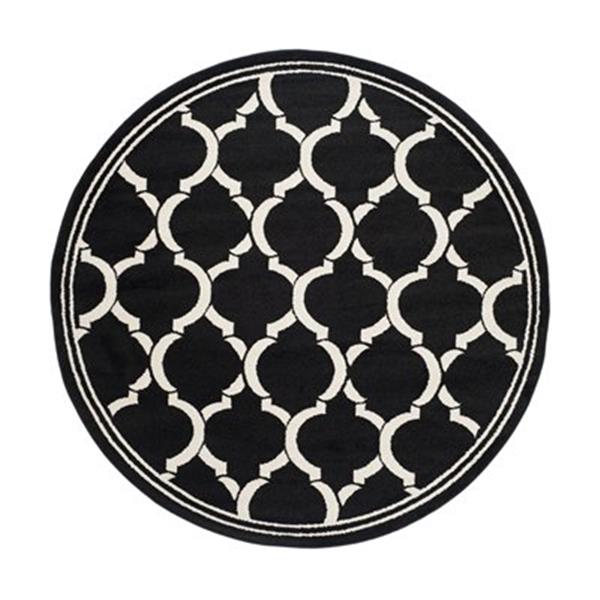 Safavieh Amherst 7 ft x 7 ft Anthracite and Ivory Area Rug