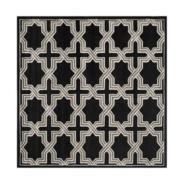 Safavieh Amherst  7 ft x 7 ft Anthracite and Grey Area Rug