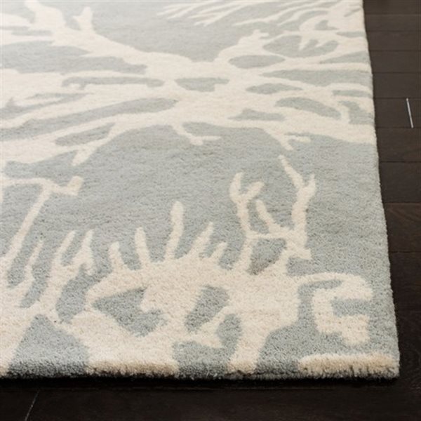 Safavieh BEL115D Bella Grey and Ivory Area Rug,BEL115D-4