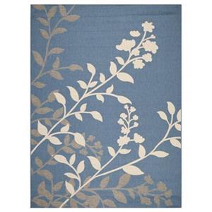 Safavieh Courtyard 7 ft x 10 ft Blue and Beige Area Rug